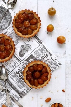 Tartelettes aux mirabelles et cannelle