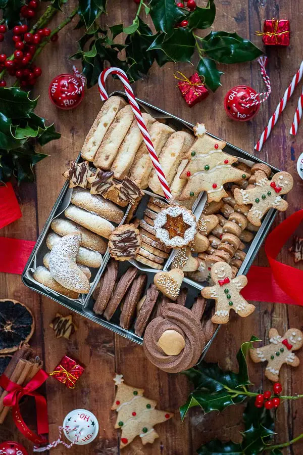 Biscuits des fêtes au chocolat blanc et à la canne de Noël