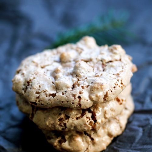 Macarons croquants à la noisette