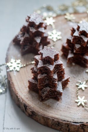 Gâteau de Noël moelleux choco noix