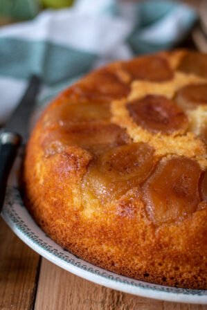 Gâteau renversé pommes calvados
