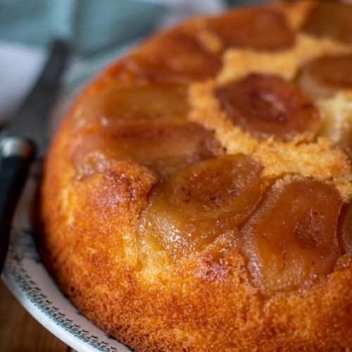 Gâteau renversé pommes calvados