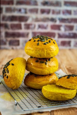 Buns moelleux au curcuma