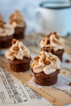 cupcakes fondants chocolat et cacahuètes