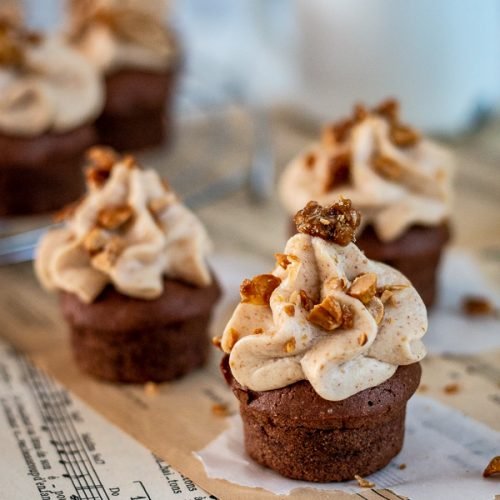 cupcakes fondants chocolat et cacahuètes