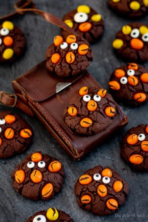 Cookies cacao et M&M's