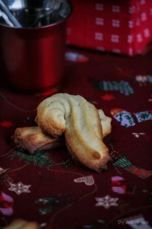 Sablés vanille Cannes de Saint Nicolas