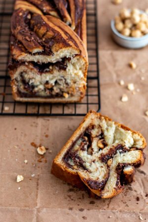 brioche babka chocolat et noisette