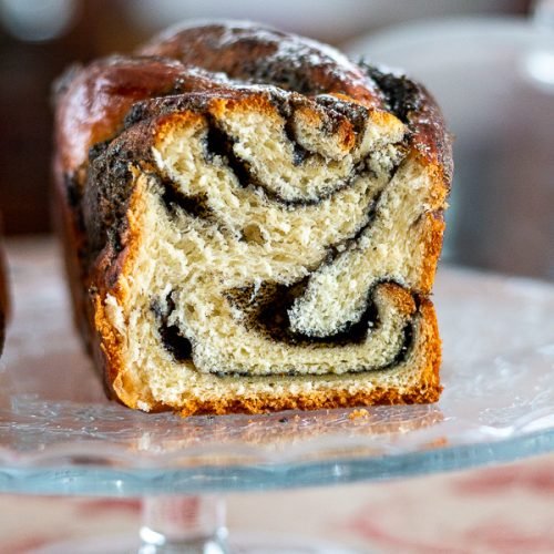 babka au sésame noir