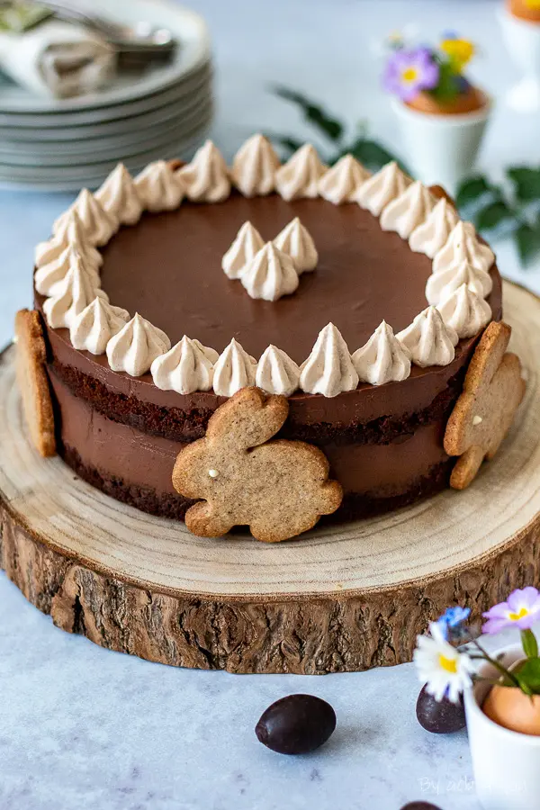 Gâteau yaourt pralin et ganache chocolat au lait Pralinoise - P'tit Sablé  s'engourmandise !!!