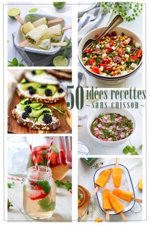 50 idées recettes sans cuisson