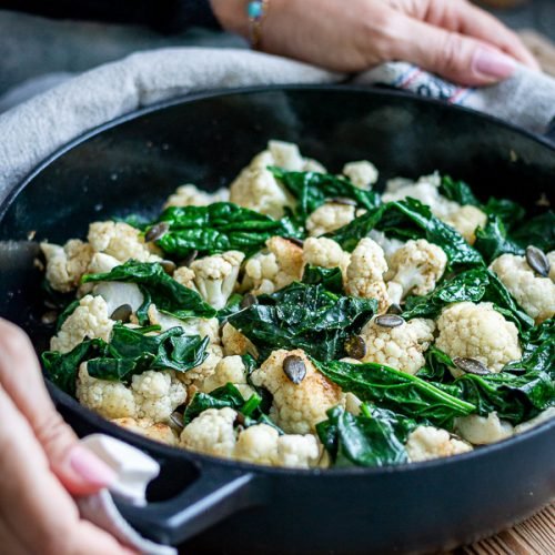 chou-fleur sauté au cumin