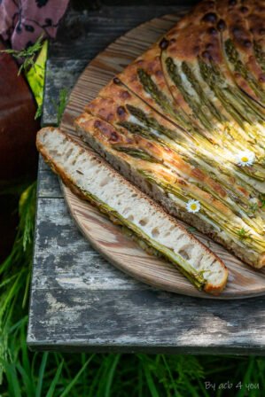 focaccia aux asperges