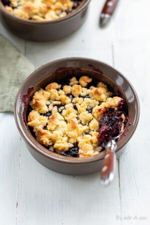 crumble aux mûres