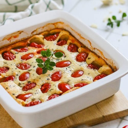 clafoutis de tomate cerise
