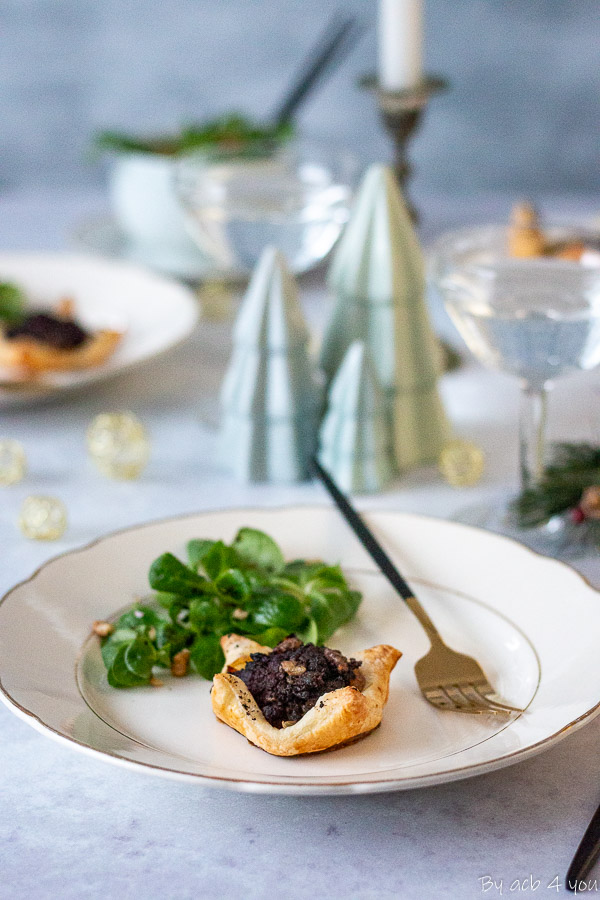 feuilletés au boudin noir