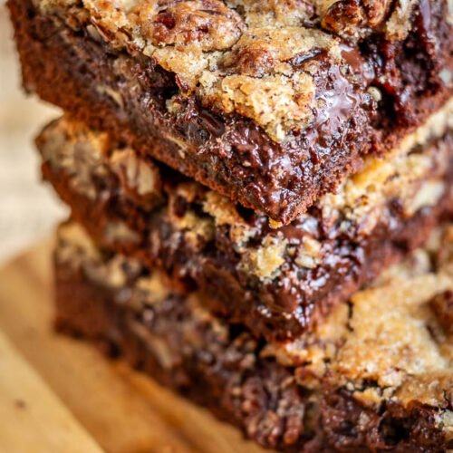 Brookie chocolat, pécan et Carambar