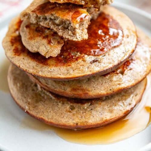 pancakes banane et sarrasin au levain