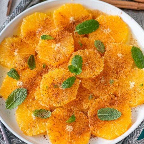 Orange marocaine, dessert oriental léger