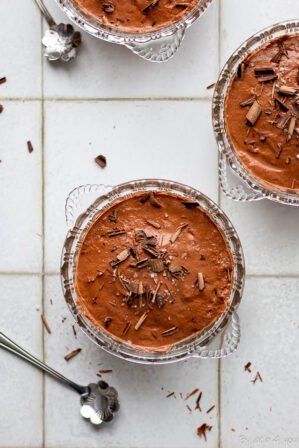 mousse au chocolat au gingembre