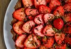 tarte aux fraises, crème pâtissière à la pistache