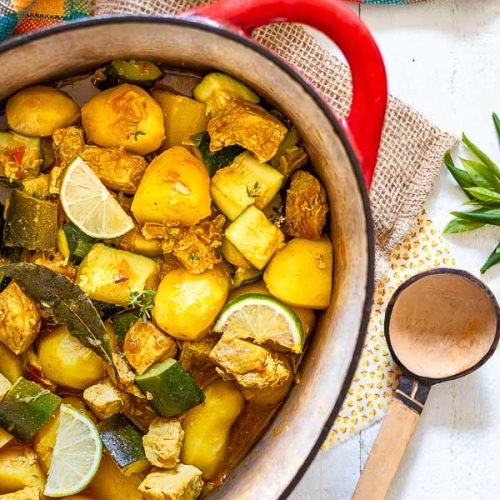Sauté de porc au colombo