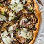 tarte aubergine mozzarella