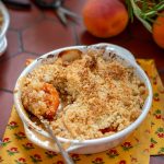 Crumble abricot amande vegan