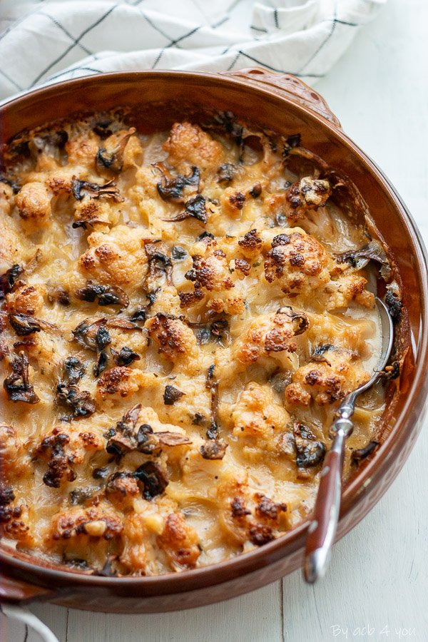 Béchamel à la raclette et chou fleur