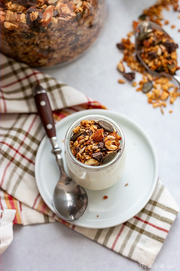 granola au jus d'orange amande et miel