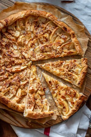 tarte pomme cannelle et amandes