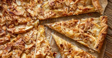 tarte pomme cannelle et amandes