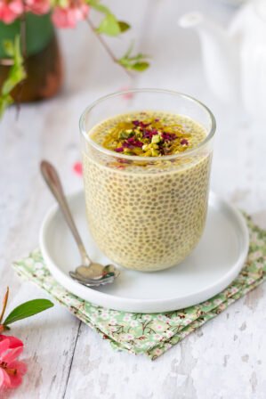 chia pudding pistache