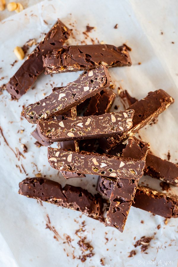 barres croustillantes au chocolat