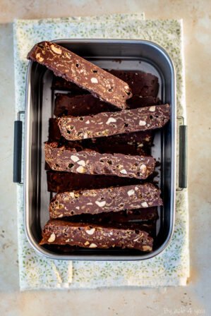 Barres de céréales croustillantes au chocolat