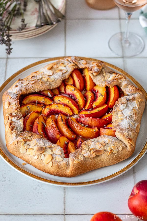 tarte rustique aux nectarines