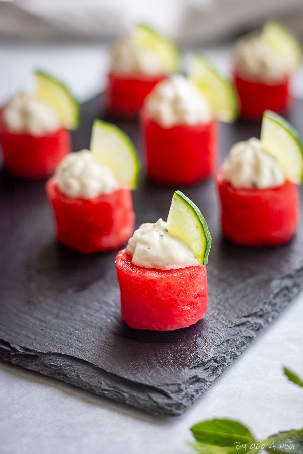Bouchées de pastèque
