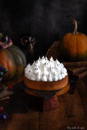 tarte au citron d'Halloween