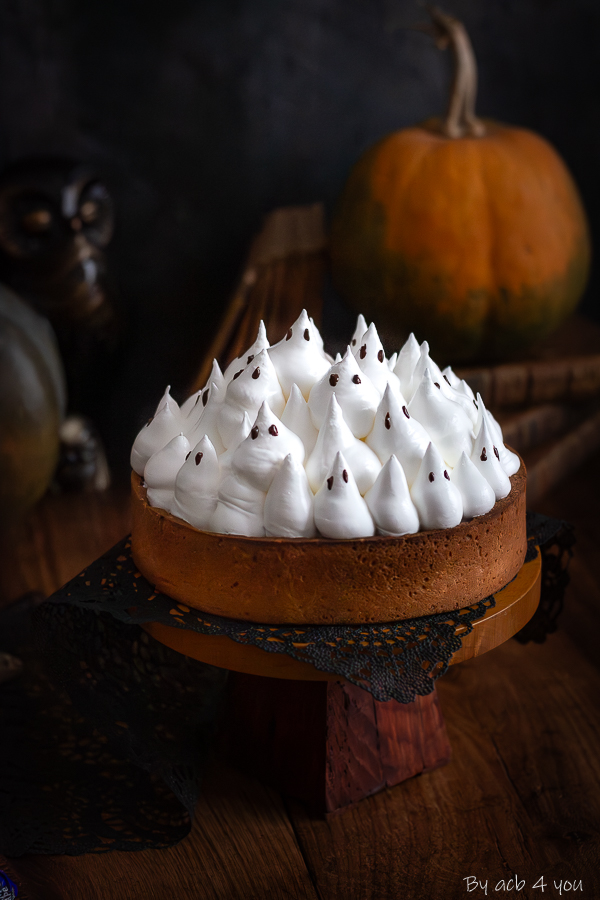 tarte au citron meringuée d'Halloween