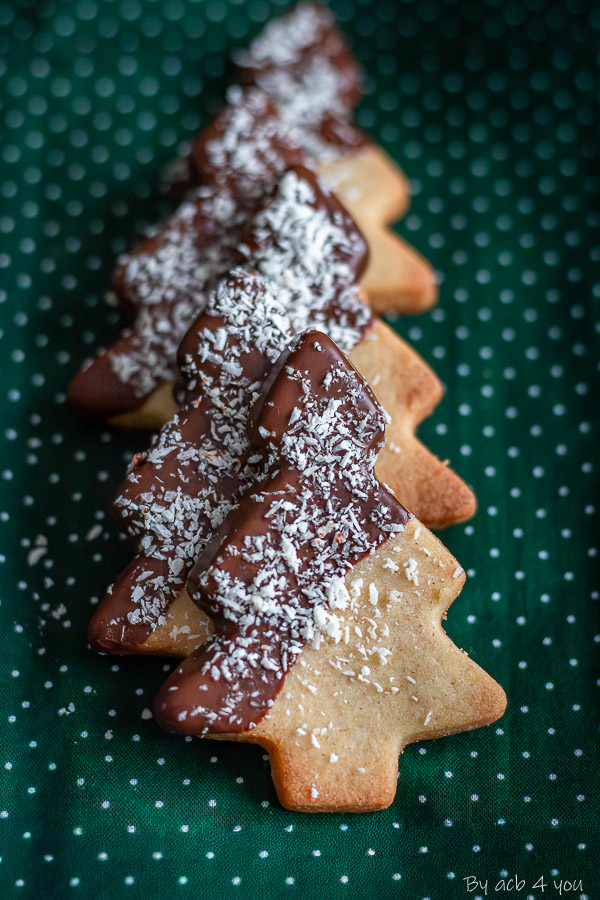 sablés de Noël chocolat coco