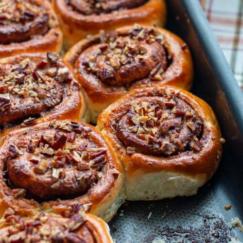 Cinnamon rolls aux noix de pécan